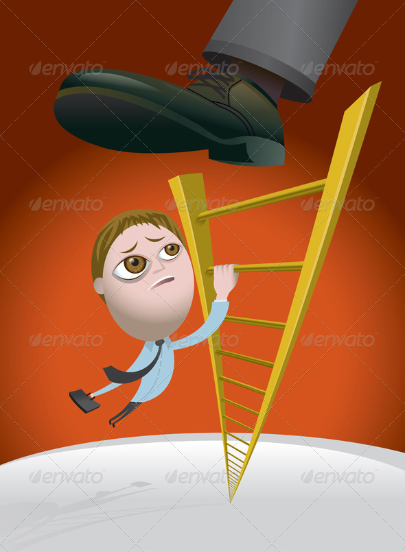 GraphicRiver Challenges of Climbing the Corporate Ladder 6126677 GraphicRiver Challenges of Climbing the Corporate Ladder 6126677