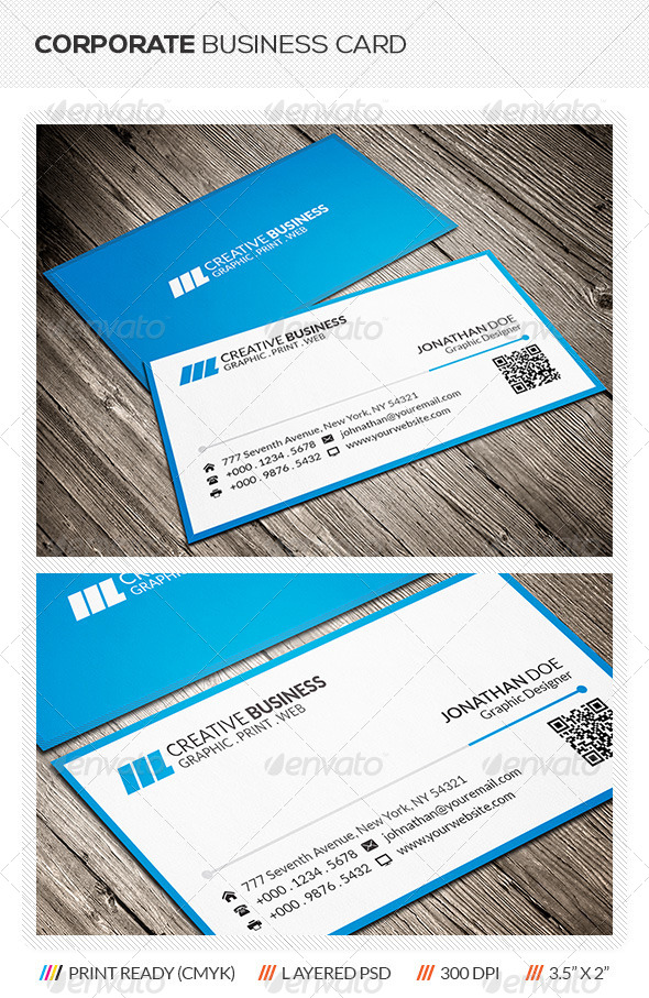 GraphicRiver Clean Corporate Business Card 6127585 GraphicRiver Clean Corporate Business Card 6127585
