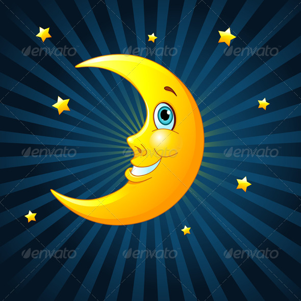 GraphicRiver Smiling Moon 6127830 GraphicRiver Smiling Moon 6127830