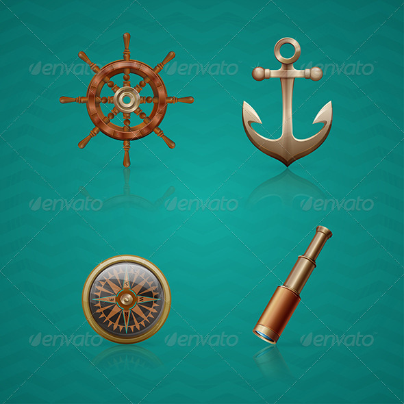 GraphicRiver Icons Sea 6132560 GraphicRiver Icons Sea 6132560