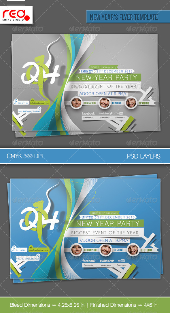 GraphicRiver New Year s Party Flyer & Poster Template 3 6132575 GraphicRiver New Year s Party Flyer & Poster Template 3 6132575