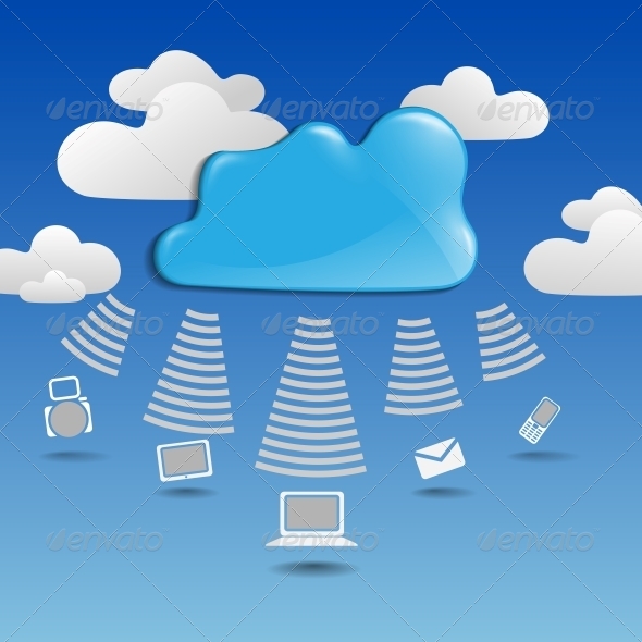 GraphicRiver Cloud Computing Concept 6134385 GraphicRiver Cloud Computing Concept 6134385