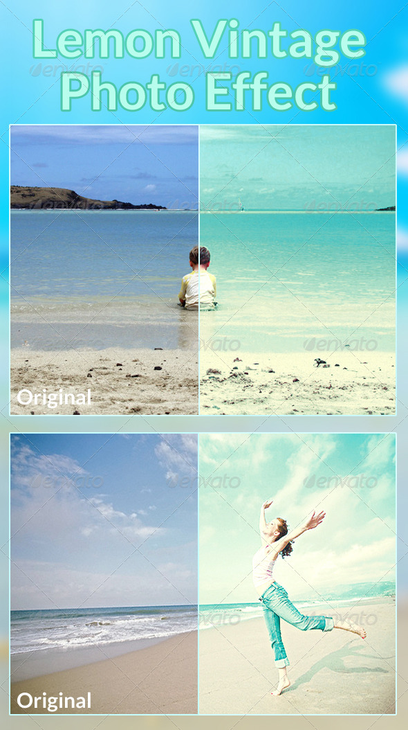 GraphicRiver Lemon Vintage Photo Effect 6136097 GraphicRiver Lemon Vintage Photo Effect 6136097