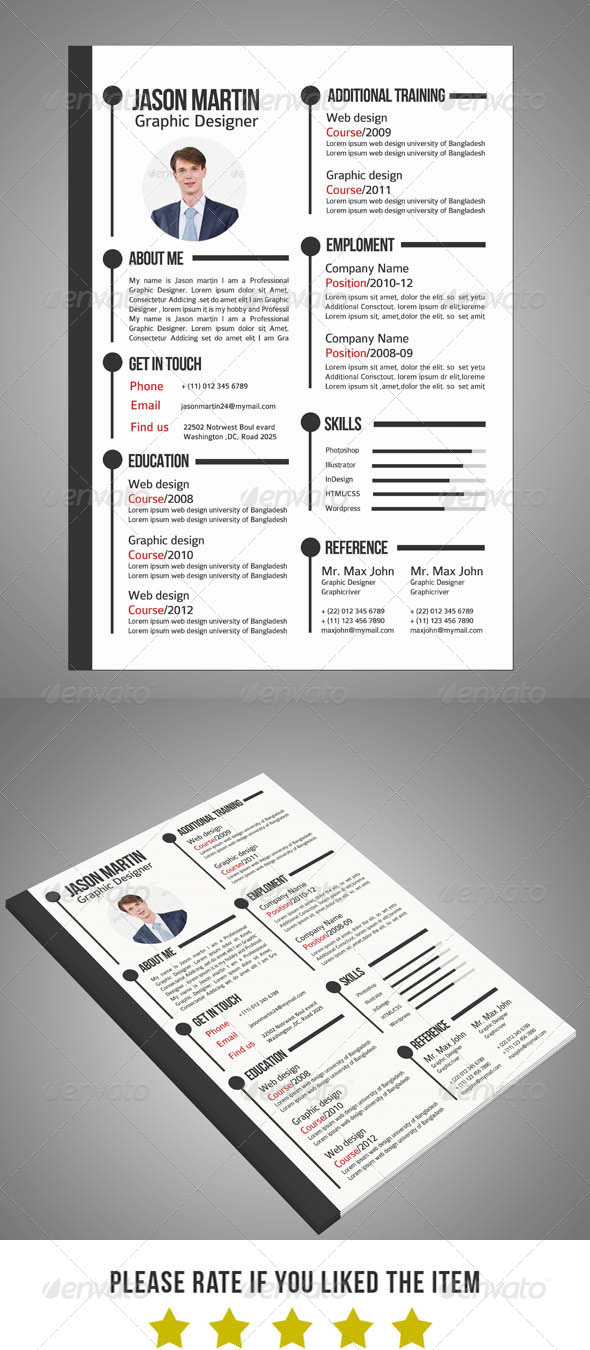 GraphicRiver Resume v6 6136959 GraphicRiver Resume v6 6136959