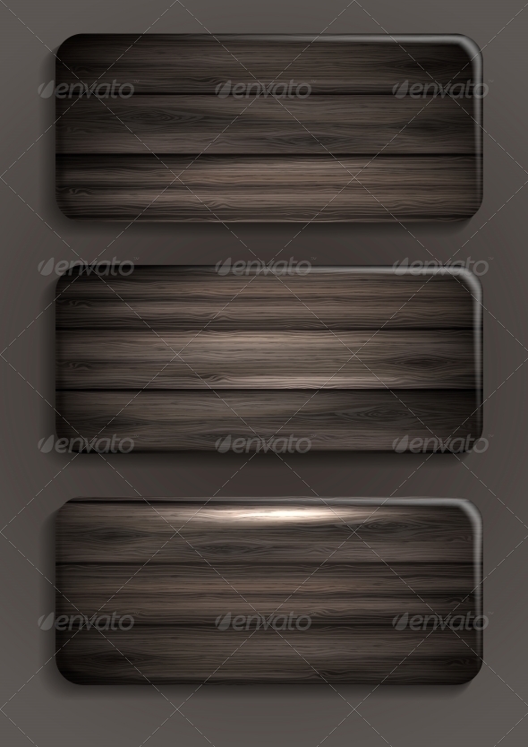 GraphicRiver Wooden Texture Banners 6137489 GraphicRiver Wooden Texture Banners 6137489