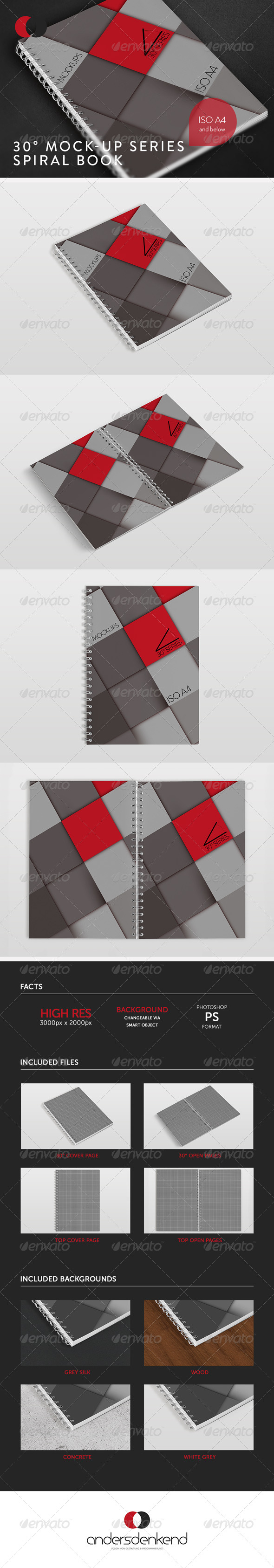GraphicRiver 30¡ã Mock-Up Series Spiral Book 6141027 GraphicRiver 30¡ã Mock-Up Series Spiral Book 6141027