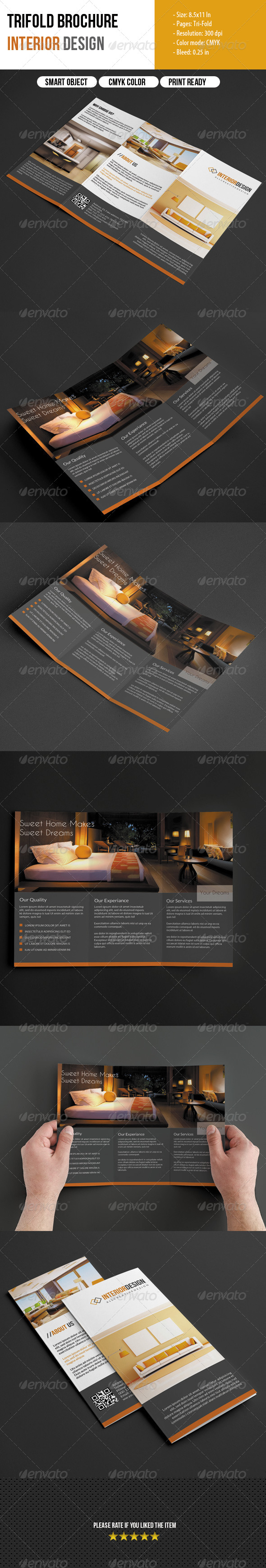 GraphicRiver Trifold Brochure for Interior Design 6146541 GraphicRiver Trifold Brochure for Interior Design 6146541
