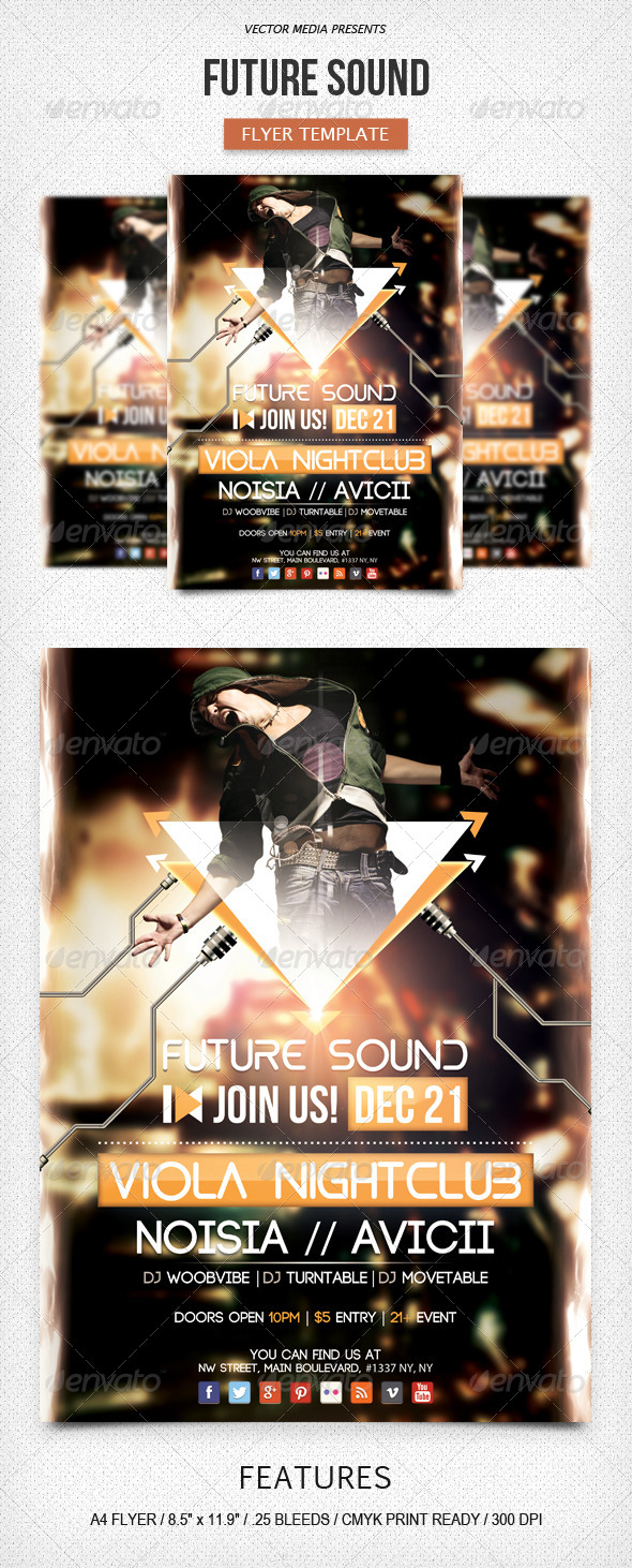 GraphicRiver Future Sound Flyer 6148359 GraphicRiver Future Sound Flyer 6148359