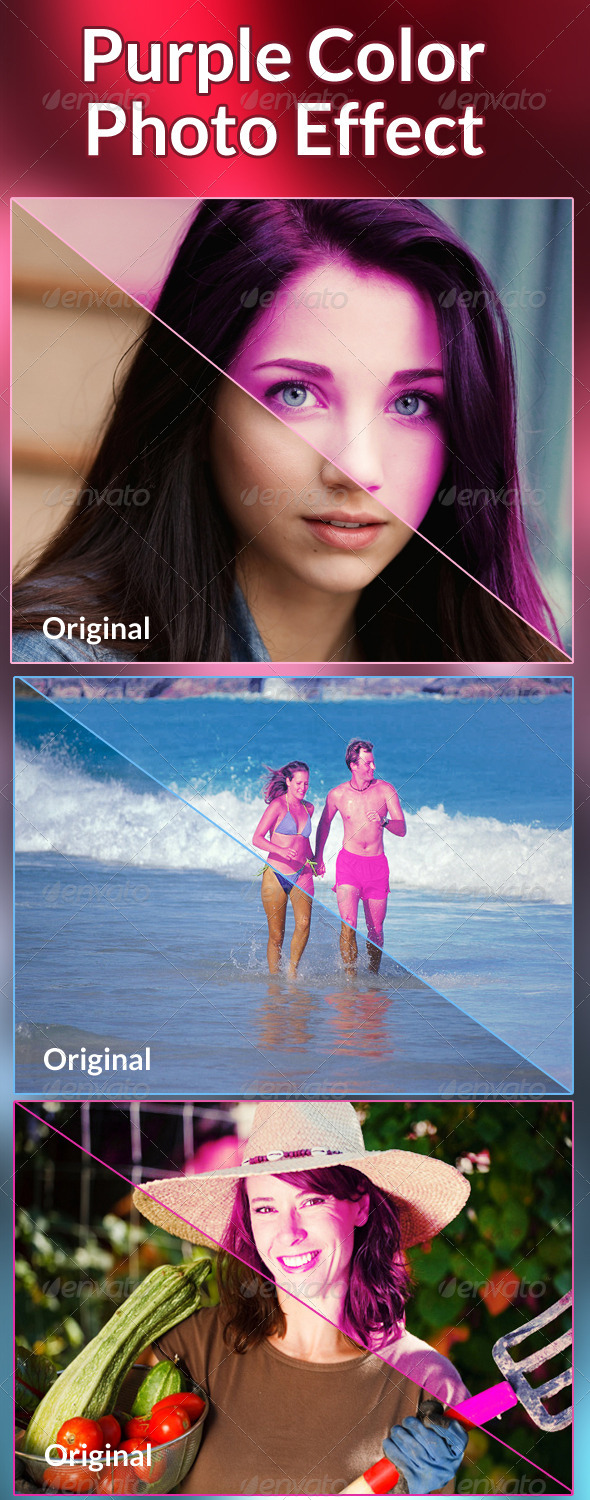 GraphicRiver Purple Color Photo Effect 6149552 GraphicRiver Purple Color Photo Effect 6149552
