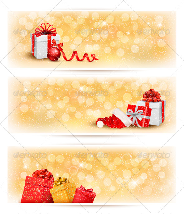 GraphicRiver Set of Holiday Christmas Banners with Gift Boxes 6151109 GraphicRiver Set of Holiday Christmas Banners with Gift Boxes 6151109