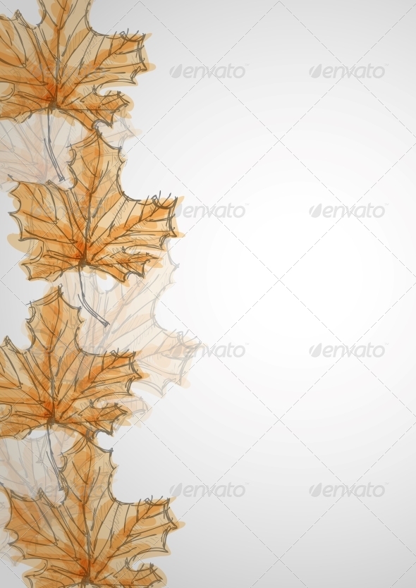 GraphicRiver Hand Drawn Autumn Background 6153091 GraphicRiver Hand Drawn Autumn Background 6153091