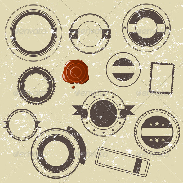 GraphicRiver Empty Stamps 6156059 GraphicRiver Empty Stamps 6156059