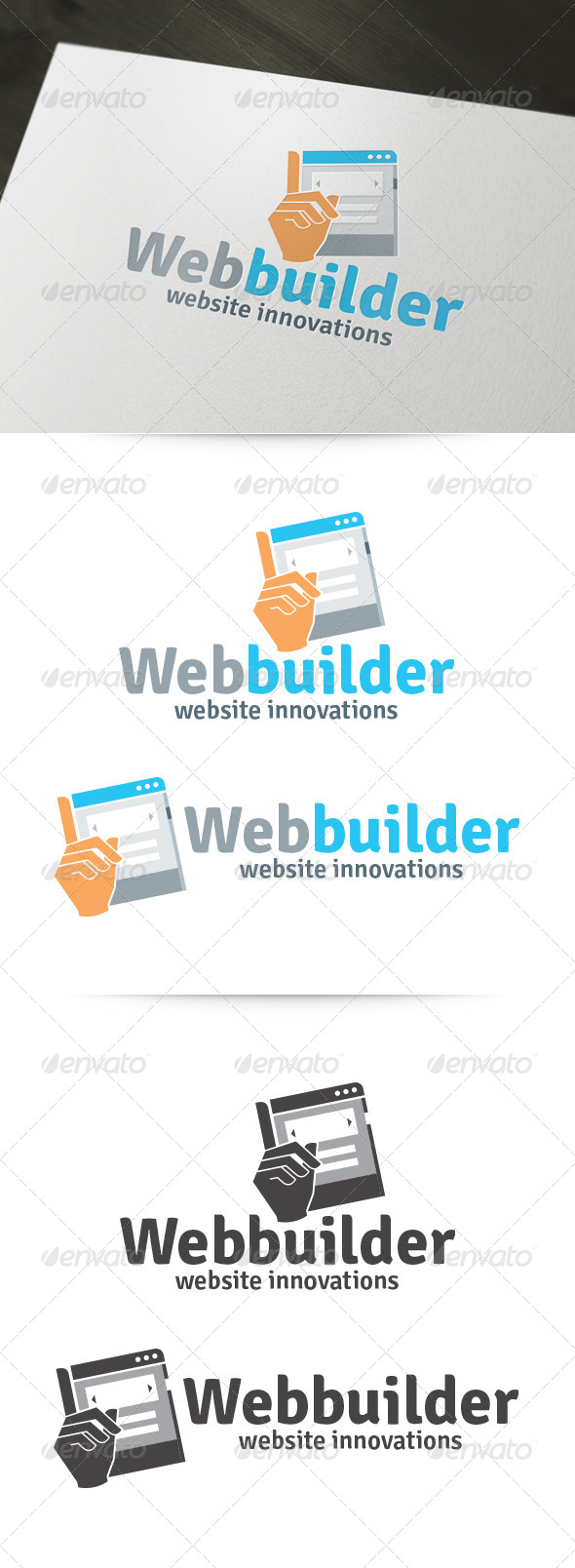 GraphicRiver Web Builder Logo 6156701 GraphicRiver Web Builder Logo 6156701