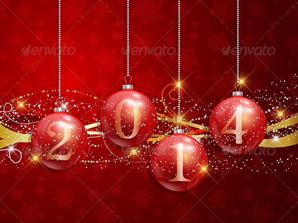 GraphicRiver New Year Baubles Background 6156922 GraphicRiver New Year Baubles Background 6156922
