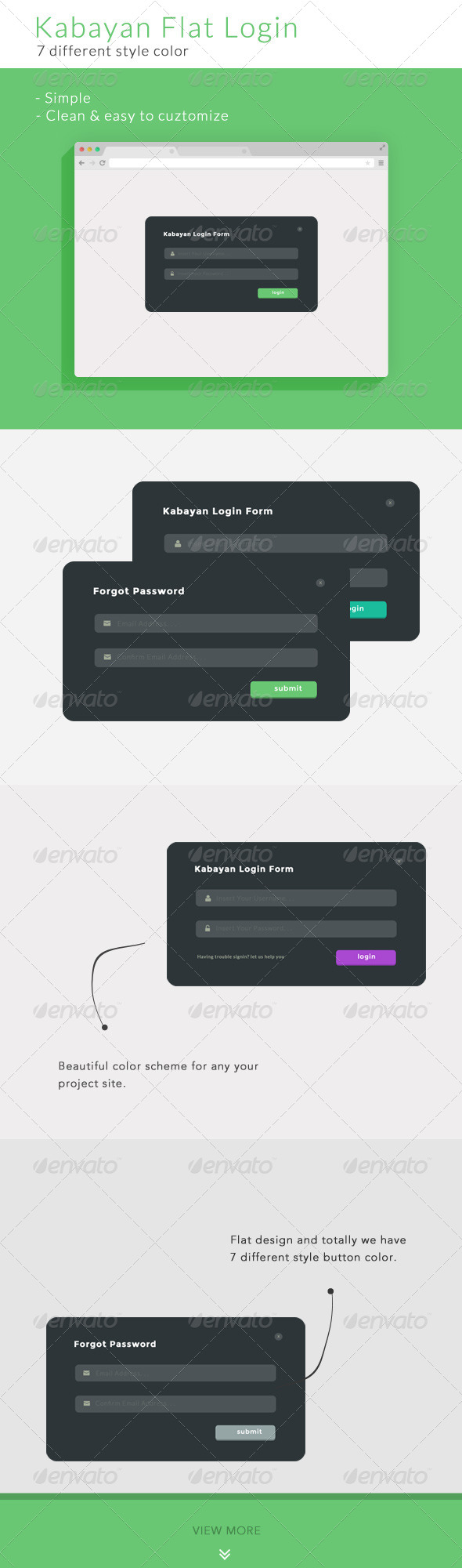 GraphicRiver Kabayan Flat Login or Sign 6130684 GraphicRiver Kabayan Flat Login or Sign 6130684