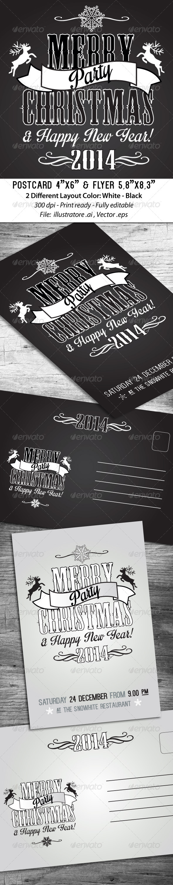 GraphicRiver Merry Christmas Invites & Flyers 6159284 GraphicRiver Merry Christmas Invites & Flyers 6159284