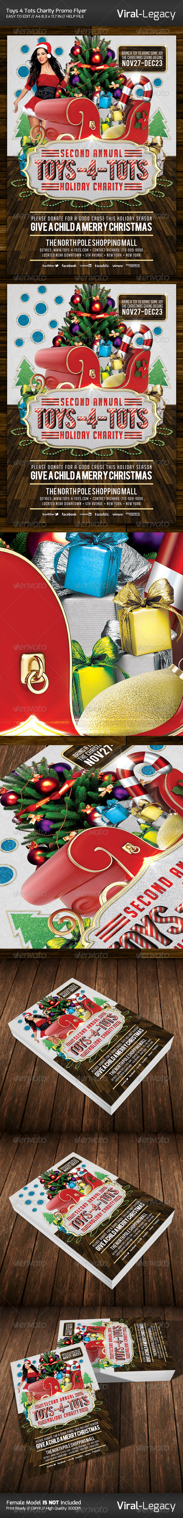 GraphicRiver Toys 4 Tots Charity Flyer 6150522 GraphicRiver Toys 4 Tots Charity Flyer 6150522