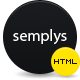 semplys | HTML/CSS Portfolio Template - ThemeForest Item for Sale