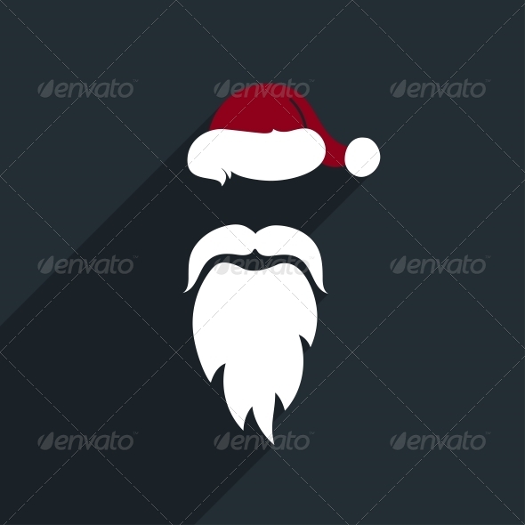 GraphicRiver Flat Design Vector Santa Claus Face Icon Greetin 6166117 GraphicRiver Flat Design Vector Santa Claus Face Icon Greetin 6166117