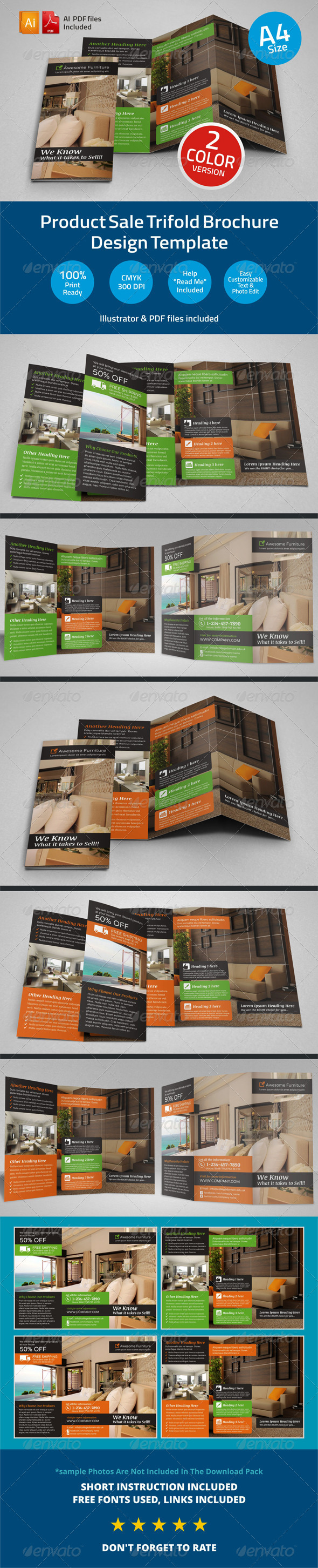 GraphicRiver Product Sale Trifold Brochure Template 6167029 GraphicRiver Product Sale Trifold Brochure Template 6167029