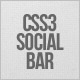 CSS3 Social Bar - CodeCanyon Item for Sale