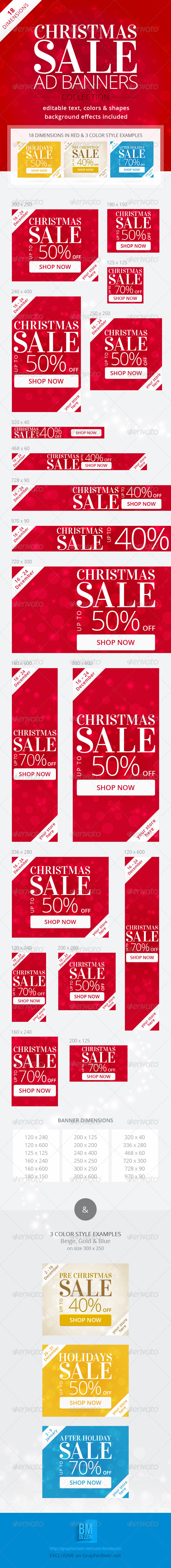GraphicRiver Christmas Sale Web Ad Banners 6136335 GraphicRiver Christmas Sale Web Ad Banners 6136335