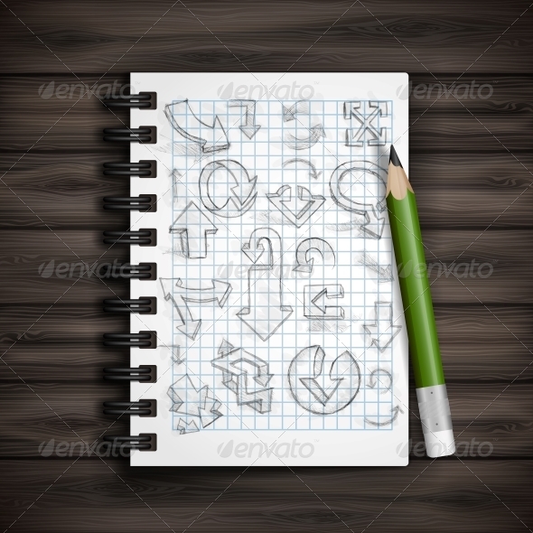 GraphicRiver Set of Hand Drawn Doodle Arrows 6172606 GraphicRiver Set of Hand Drawn Doodle Arrows 6172606
