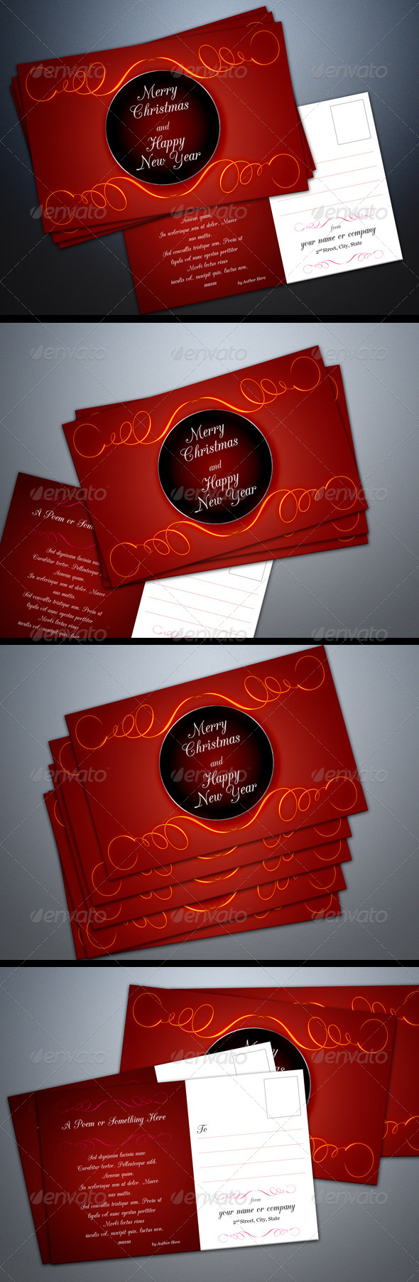GraphicRiver Merry Christmas & Happy New Year Greeting Card 6173212 GraphicRiver Merry Christmas & Happy New Year Greeting Card 6173212