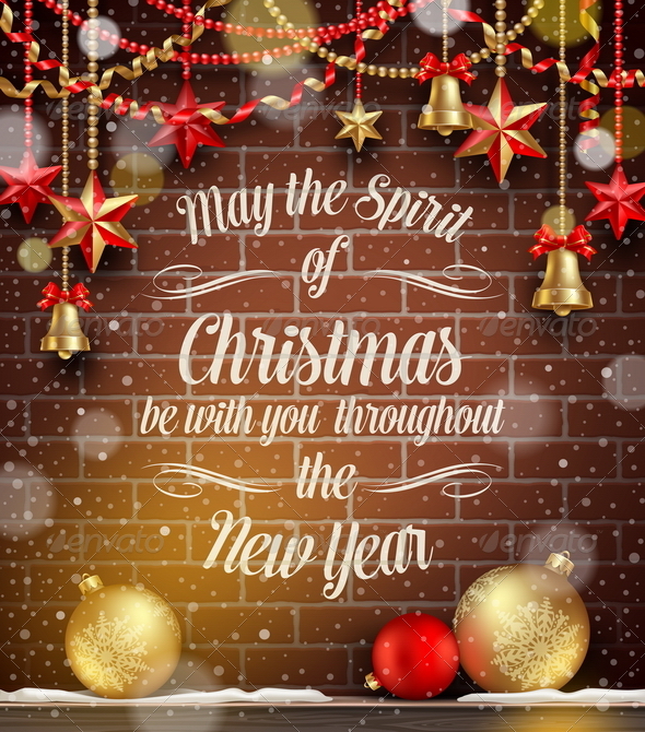 GraphicRiver Christmas Holidays Decor Baubles and Greeting 6177266 GraphicRiver Christmas Holidays Decor Baubles and Greeting 6177266