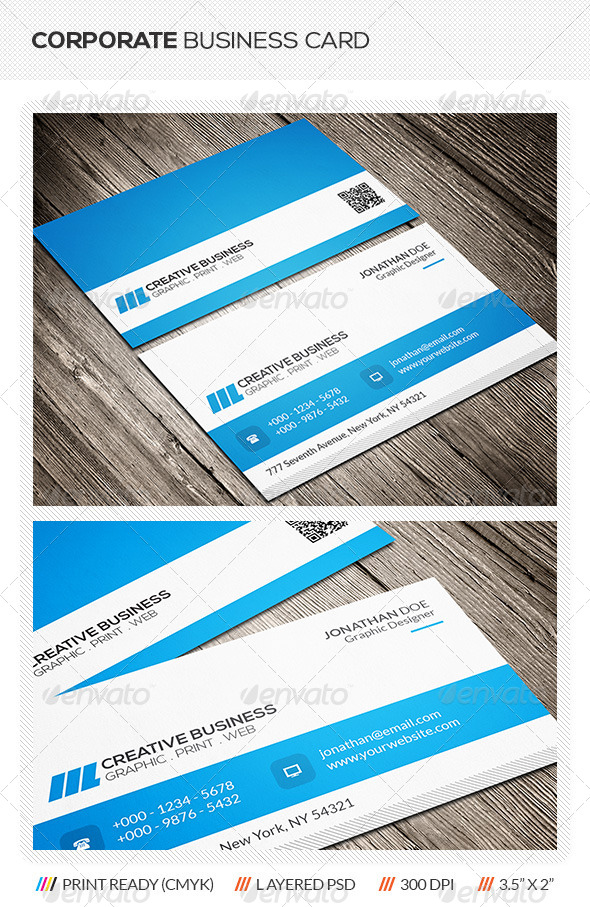 GraphicRiver Corporate Business Card 6177425 GraphicRiver Corporate Business Card 6177425