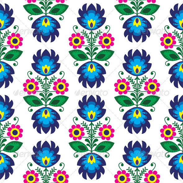 GraphicRiver Seamless Traditional Floral Polish Pattern 6178257 GraphicRiver Seamless Traditional Floral Polish Pattern 6178257