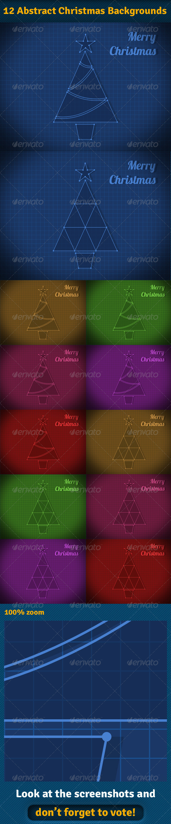 GraphicRiver Abstract Christmas Backgrounds 6179270 GraphicRiver Abstract Christmas Backgrounds 6179270