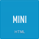 Mini - Unique HTML5 Template - ThemeForest Item for Sale