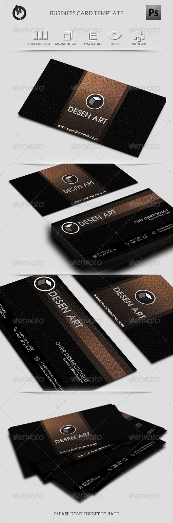 GraphicRiver Black and Gold Business Card 6183159 GraphicRiver Black and Gold Business Card 6183159