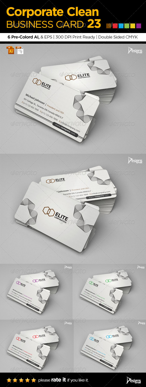 GraphicRiver Corporate Clean Business Card 23 6183173 GraphicRiver Corporate Clean Business Card 23 6183173