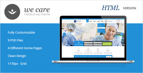 ThemeForest We Care Premium Medical HTML Template 6160939 ThemeForest We Care Premium Medical HTML Template 6160939