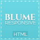 Blume Responsive HTML Template - ThemeForest Item for Sale