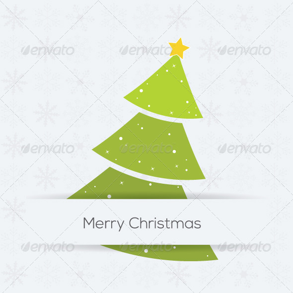 GraphicRiver Christmas Tree Vector Card 6202365 GraphicRiver Christmas Tree Vector Card 6202365