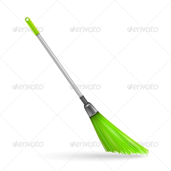 GraphicRiver Plastic Garden Broom 6205890 GraphicRiver Plastic Garden Broom 6205890