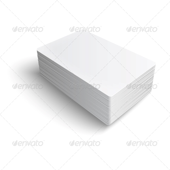 GraphicRiver Stack of Blank Business Cards 6205927 GraphicRiver Stack of Blank Business Cards 6205927