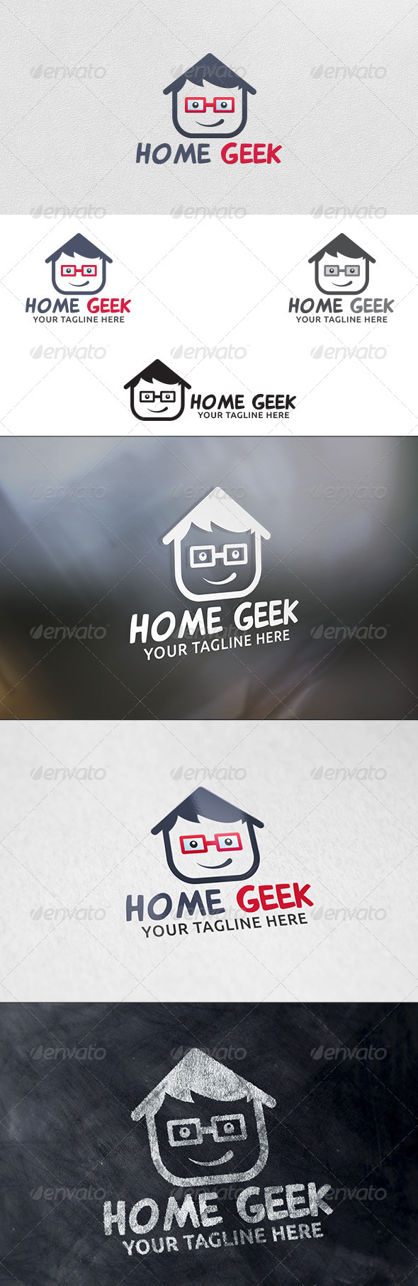 GraphicRiver Home Geek Logo Template 6206019 GraphicRiver Home Geek Logo Template 6206019