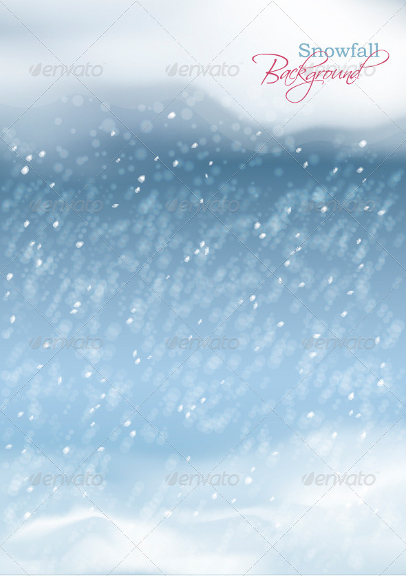 GraphicRiver Vector Abstract Winter Snowfall Background 6207552 GraphicRiver Vector Abstract Winter Snowfall Background 6207552