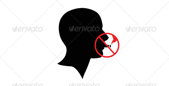 GraphicRiver Stop Smoking Head 6208990 GraphicRiver Stop Smoking Head 6208990