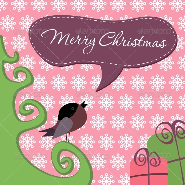 GraphicRiver Postcard Merry Christmas 6210635 GraphicRiver Postcard Merry Christmas 6210635