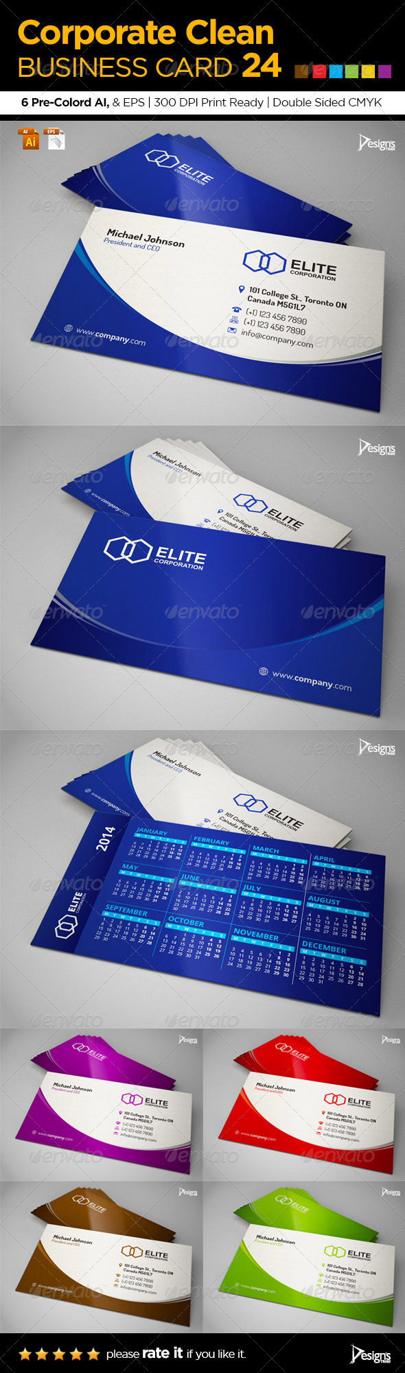 GraphicRiver Corporate Clean Business Card 24 6210861 GraphicRiver Corporate Clean Business Card 24 6210861