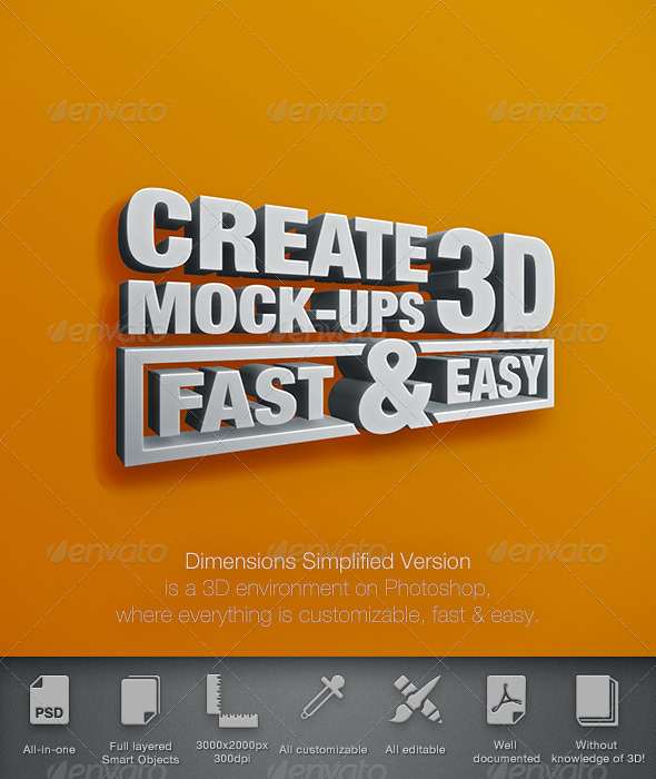 GraphicRiver Dimensions Simplified Version Mock-Up 3 6215140 GraphicRiver Dimensions Simplified Version Mock-Up 3 6215140