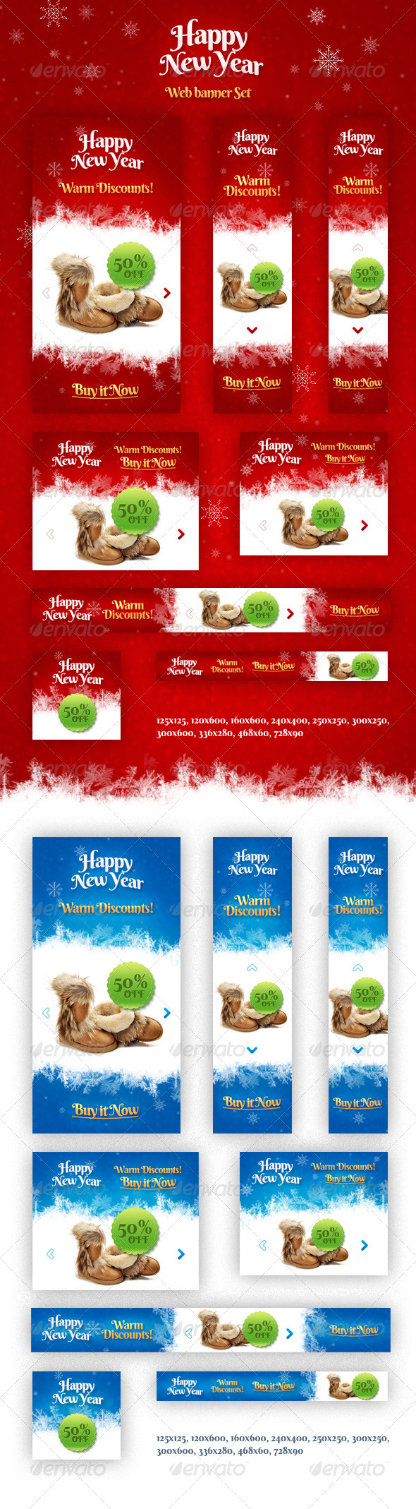 GraphicRiver Holiday Banner Set 6217532 GraphicRiver Holiday Banner Set 6217532
