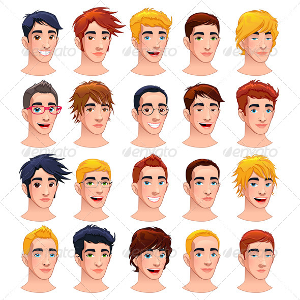 GraphicRiver Avatar Men 6224321 GraphicRiver Avatar Men 6224321