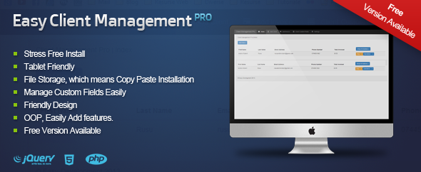 Easy Client Management Pro - CodeCanyon Item for Sale