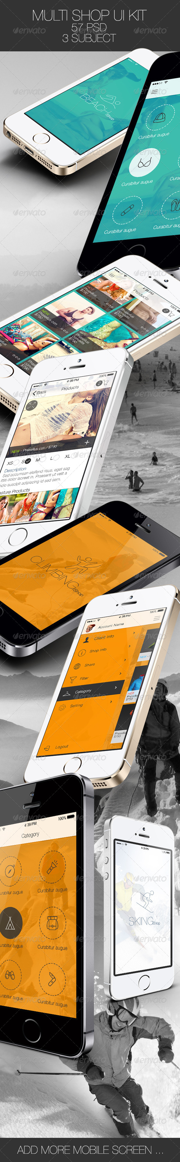 GraphicRiver Multi Shop App for Mobile 6225080 GraphicRiver Multi Shop App for Mobile 6225080